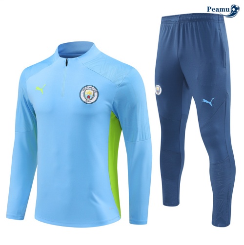 Survetement Manchester City Enfant bleu clair 2024