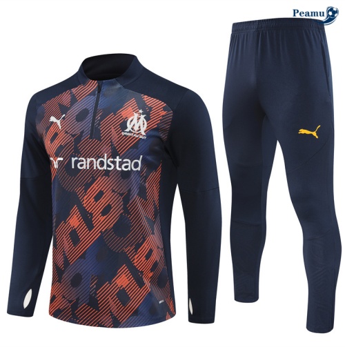Survetement Marseille Enfant Bleu marine 2024