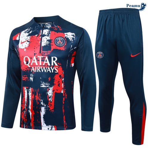 Survetement Paris PSG Bleu marine 2024