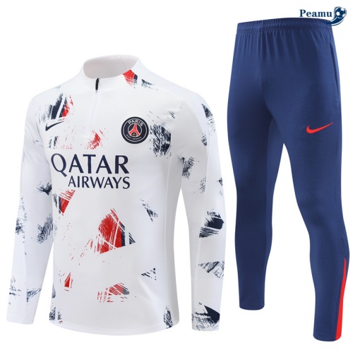 Survetement Paris PSG Blanc 2024