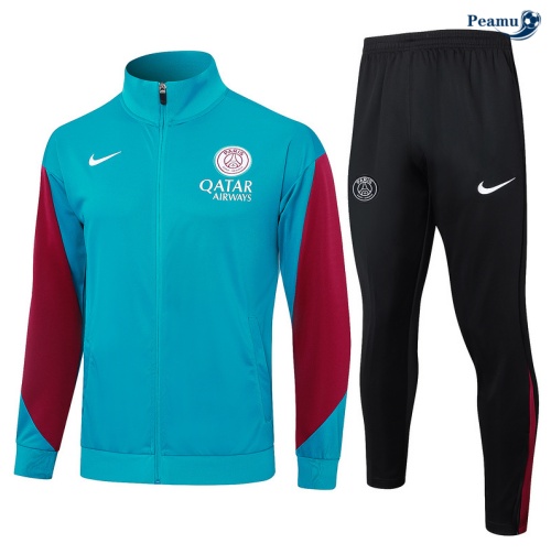 Veste Survetement Paris PSG Bleu 2024