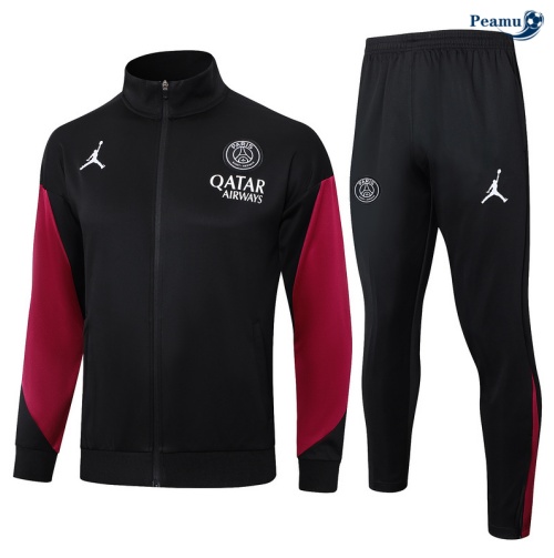 Veste Survetement Paris PSG noir 2024