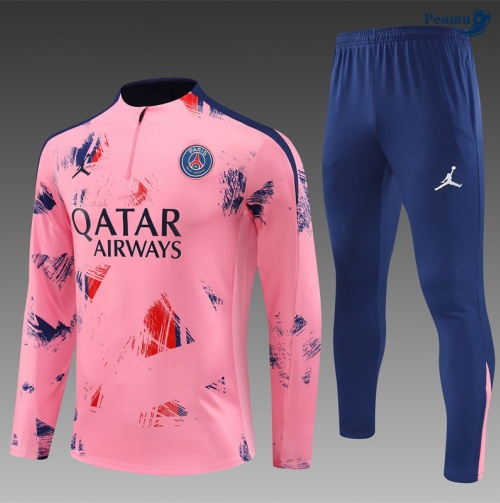 Survetement Paris PSG Enfant rose 2024