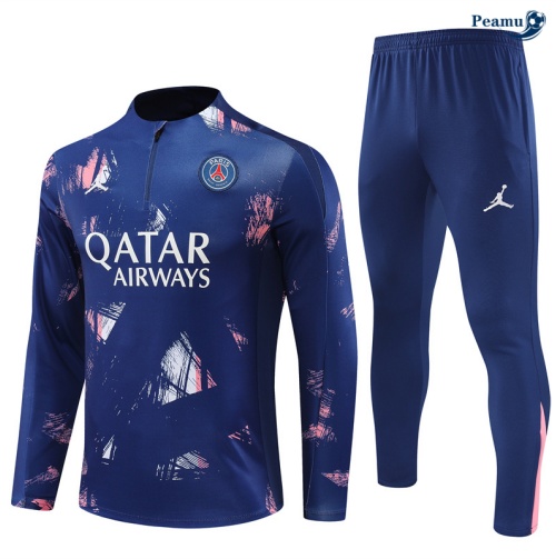 Survetement Paris PSG Enfant Bleu marine 2024