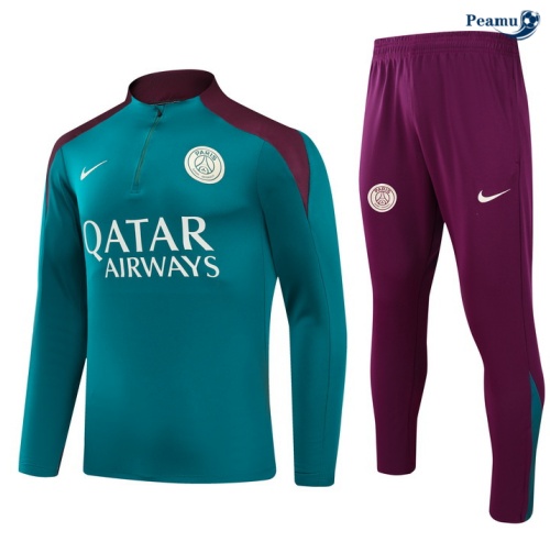 Survetement Paris PSG Enfant vert 2024