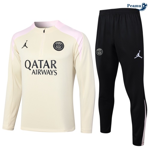 Survetement Paris PSG Enfant abricot 2024