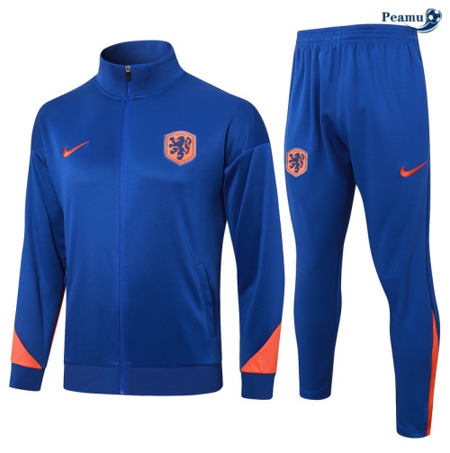 Veste Survetement Pays-Bas Bleu 2024