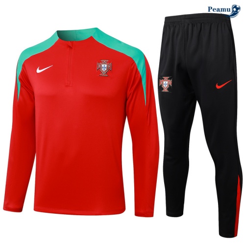 Survetement Portugal rouge 2024