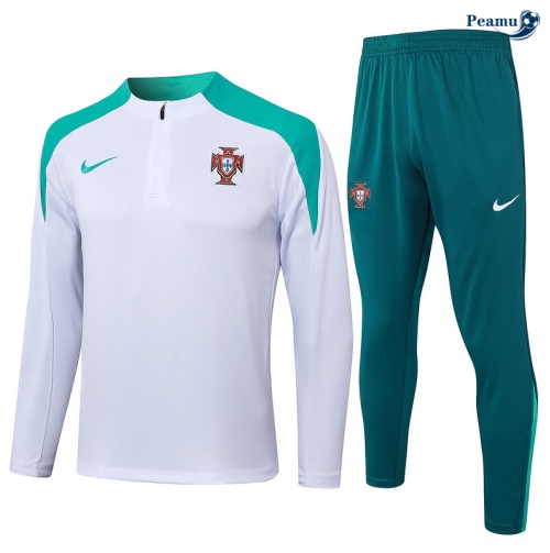 Survetement Portugal Blanc 2024