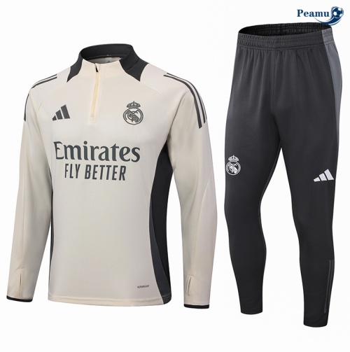Survetement Real Madrid jaune 2024