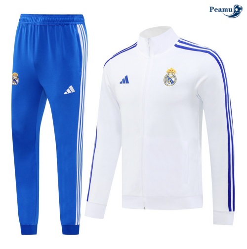 Veste Survetement Real Madrid Blanc 2024