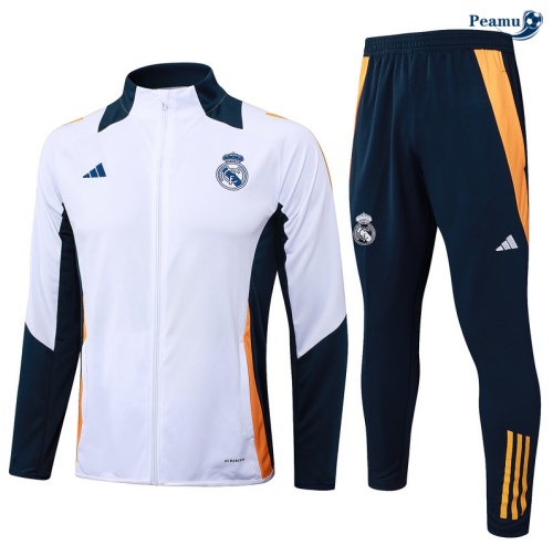 Veste Survetement Real Madrid Blanc 2024