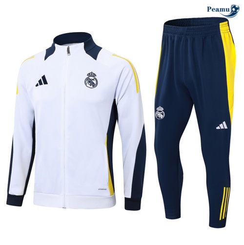 Veste Survetement Real Madrid Blanc 2024
