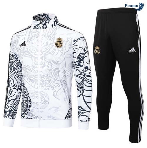 Veste Survetement Real Madrid Blanc 2024