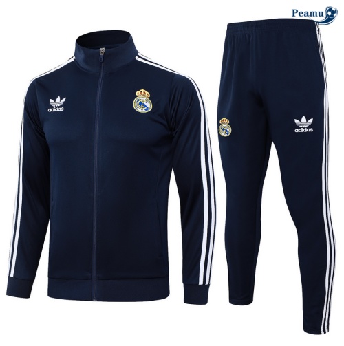 Veste Survetement Real Madrid bleu marine 2024
