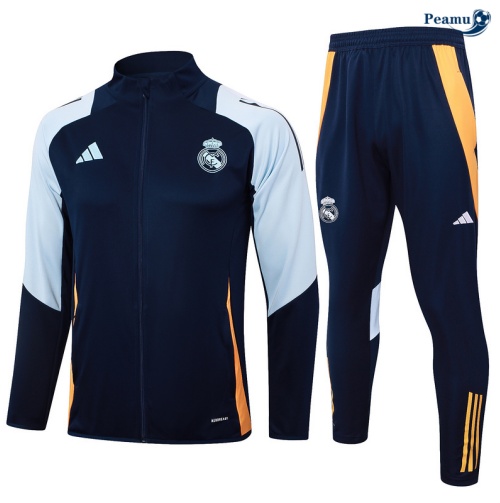 Veste Survetement Real Madrid Bleu marine 2024