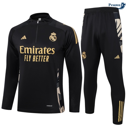 Survetement Real Madrid Enfant noir 2024