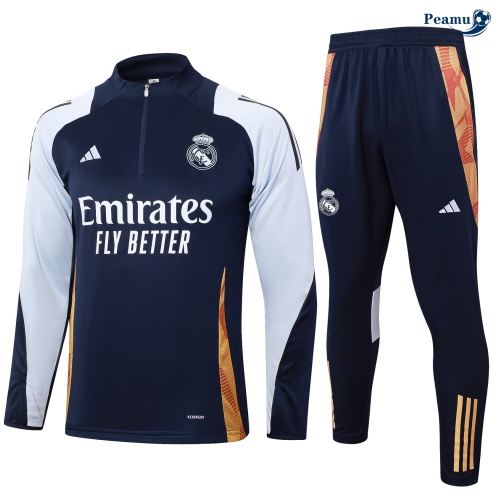 Survetement Real Madrid Enfant bleu marine 2024