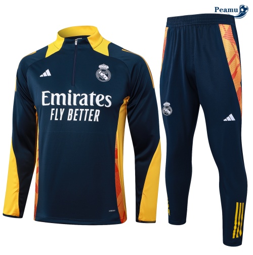 Survetement Real Madrid Enfant Bleu marine 2024