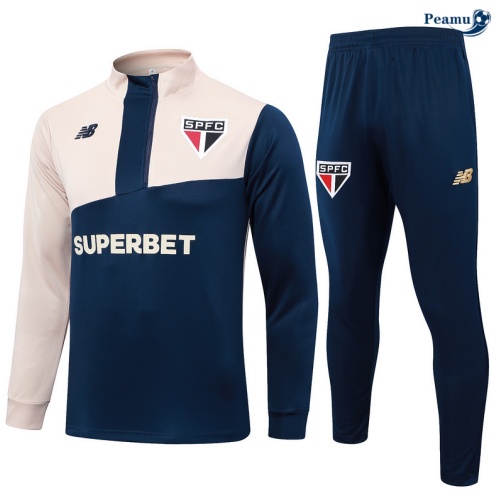 Survetement São Paulo Bleu marine 2024