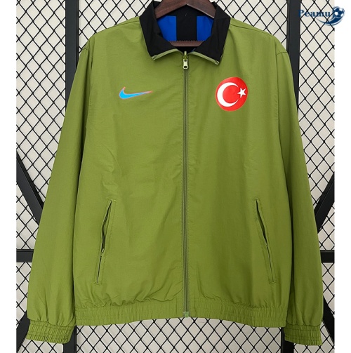 Veste Réversible Coupe vent Turquie vert 2024