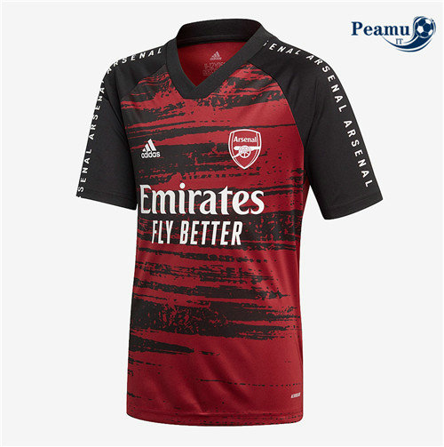 Maillot foot Arsenal training Rouge 2020-2021