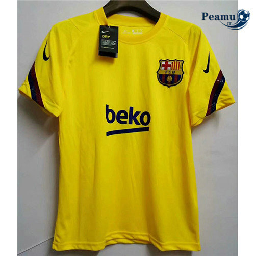 Maillot foot Barcelone Jaune 2020-2021