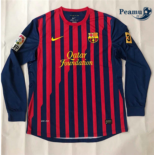 Maillot foot Barcelone Domicile Manche Longue 2011-2012