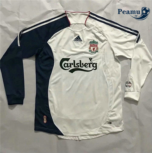Maillot foot Liverpool Exterieur Manche Longue 2006-07