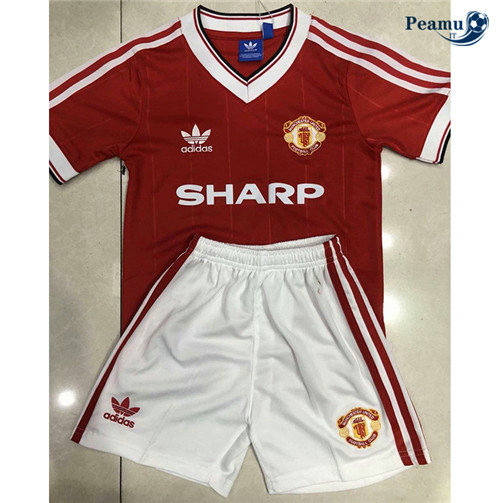 Maillot foot Manchester United Enfant Rouge 1984