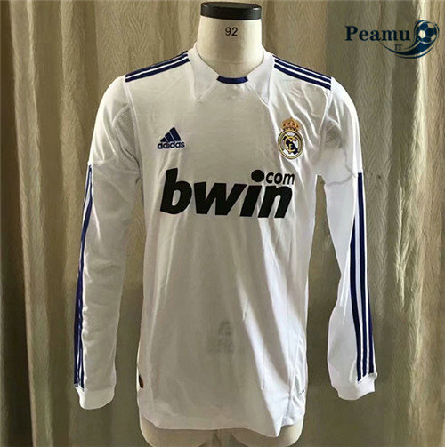 Maillot foot Real Madrid Domicile Manche Longue 2010-2011