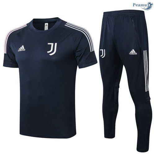 Kit Maillot Entrainement Juventus + Pantalon Bleu Marine 2020-2021