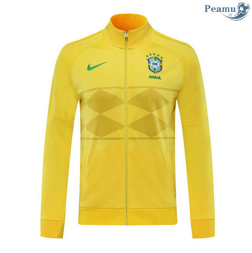 Veste foot Brésil Jaune 2020-2021