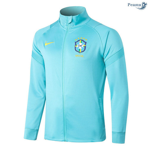 Veste foot Brésil Bleu 2020-2021