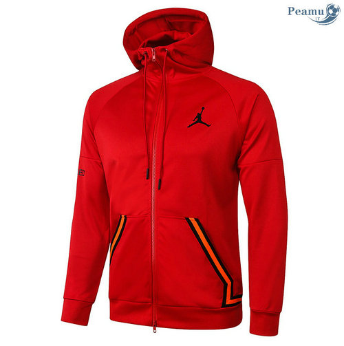 Sweat à capuche Calcio Jordan Rouge 2020-2021