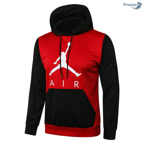 Sweat à capuche Jordan Rouge/Noir 2020-2021