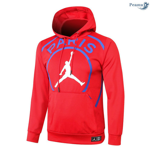Sweat à capuche PSG Jordan Rouge 2020-2021