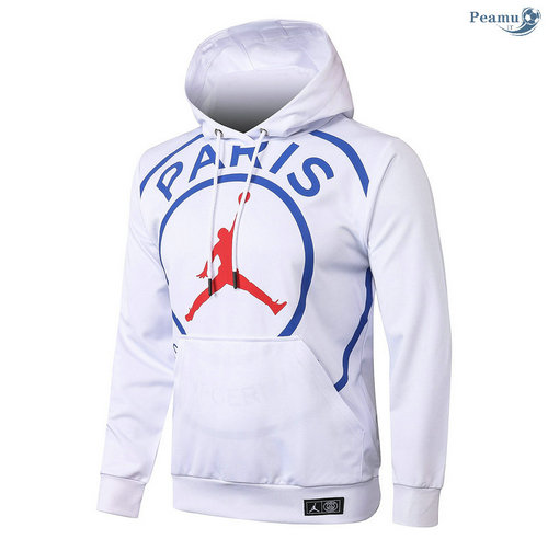 Sweat à capuche PSG Blanc 2020-2021