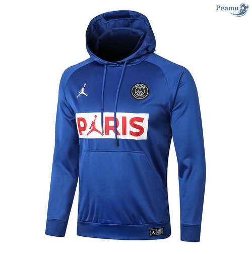 Sweat à capuche PSG Jordan Bleu/ Blanc 2020-2021