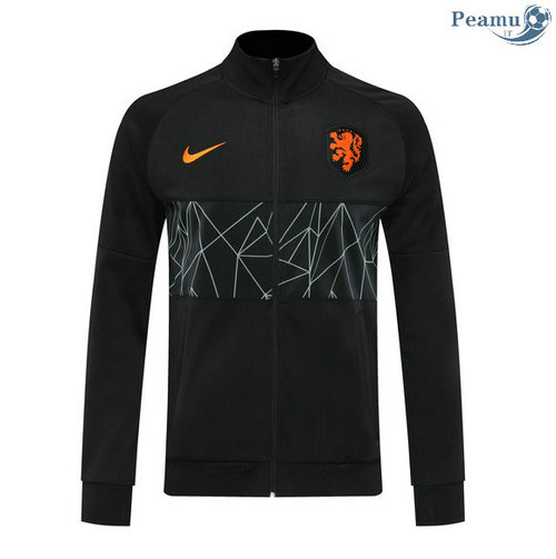 Veste foot Pays-Bas Noir 2020-2021