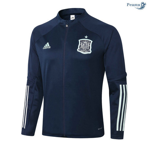 Veste foot Espagne Bleu Marine 2020-2021