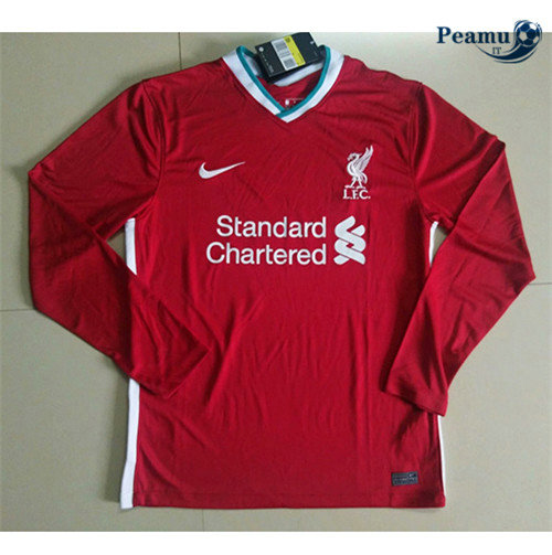 Maillot foot Liverpool Domicile Manche Longue 2020-2021