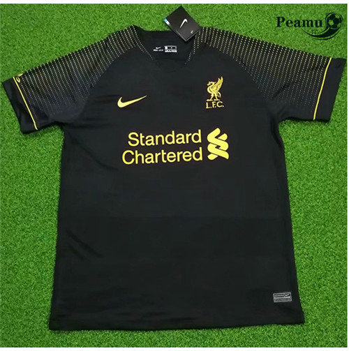 Maillot foot Liverpool Noir 2020-2021