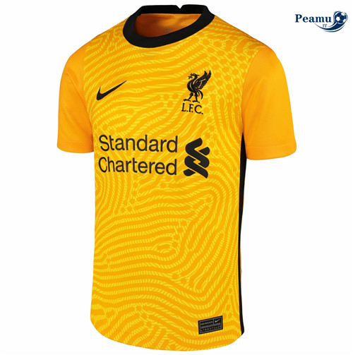 Maillot foot Liverpool Jaune 2020-2021