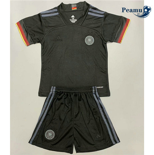 Maillot foot Allemagne Enfant Exterieur Noir 2020-2021