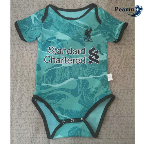 Maillot foot Liverpool Bébé Exterieur Verde 2020-2021