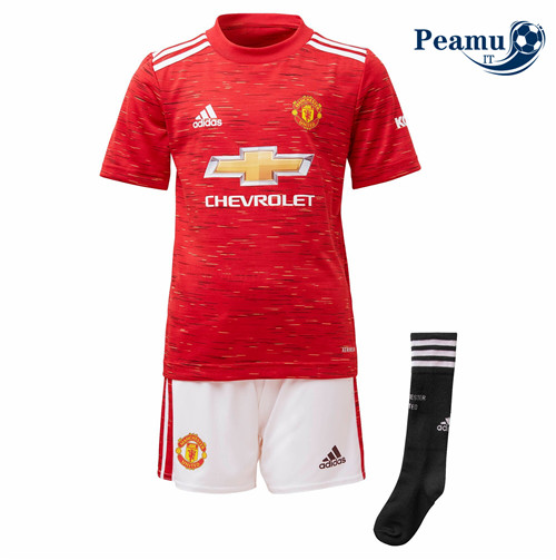 Maillot foot Manchester United Enfant Domicile 2020-2021