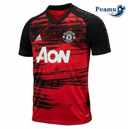 Maillot foot Manchester United training Rouge 2020-2021