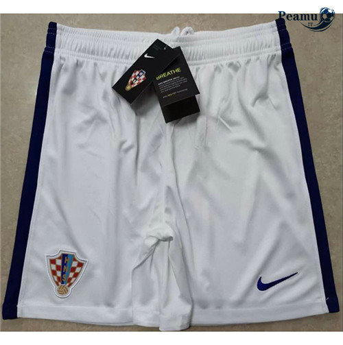 Short da calcio Croatie Blanc 2020-2021