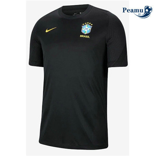 Maillot foot Brésil Pre-Match Noir 2020-2021
